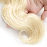 Luvin 613 Blonde Body Wave Brazilian Hair Weave Human Hair Bundles With Closure 3 Bundles Remy Hair and 1PC Lace Frontal Closure Luvin 613 Blonde Body Wave Brazilian Hair Weave Human Hair Bundles With Closure 3 Bundles Remy Hair and 1PC Lace Frontal Closure