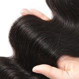 Luvin Brazilian Hair Weave 1 Bundles Body Wave Virgin Hair Weave 100% Unprocessed Natural Human Hair Extensions 30 Inch Bundles