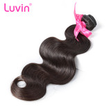 Luvin Peruvian Body Wave Virgin Hair 1 3 Bundle Extensions 100% Unprocessed Natural Human Hair Weave 30 inch Bundles Wavy
