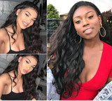 Luvin Peruvian Body Wave Virgin Hair 1 3 Bundle Extensions 100% Unprocessed Natural Human Hair Weave 30 inch Bundles Wavy