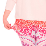Plus Size Women Leggings Aztec Round Ombre Printing Stretch High Waist  Large Size Trousers Pants