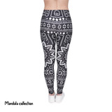 Women Legins Mandala Ombre Blue Printing Legging Fashion Casual High Waist Woman Leggings Women Legins Mandala Ombre Blue Printing Legging Fashion Casual High Waist Woman Leggings