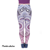 Women Legins Mandala Ombre Blue Printing Legging Fashion Casual High Waist Woman Leggings Women Legins Mandala Ombre Blue Printing Legging Fashion Casual High Waist Woman Leggings