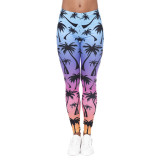 Women Legins Mandala Ombre Blue Printing Legging Fashion Casual High Waist Woman Leggings Women Legins Mandala Ombre Blue Printing Legging Fashion Casual High Waist Woman Leggings