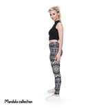 Women Legins Mandala Ombre Blue Printing Legging Fashion Casual High Waist Woman Leggings Women Legins Mandala Ombre Blue Printing Legging Fashion Casual High Waist Woman Leggings