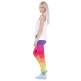 Leggings Printed Women Legging Colorful Triangles Rainbow Legins High Waist Elastic Leggins Silm