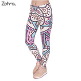 Women Legins Mandala Turquoise And Pink Printing Legging Fashion High Waist Woman Leggings Women Legins Mandala Turquoise And Pink Printing Legging Fashion High Waist Woman Leggings