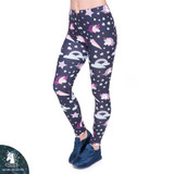 Women Legging Unicorns Navy Printing Leggings Fashion Cozy High Waist Woman Pants