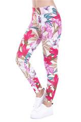 Women Legging Wild Dots Printed leggins High Waist Legins Woman Pants Stretch Leggings