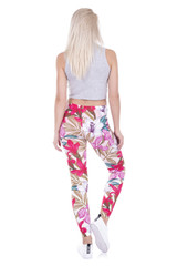 Women Legging Wild Dots Printed leggins High Waist Legins Woman Pants Stretch Leggings