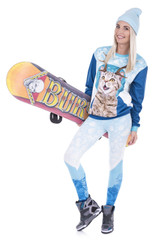 Women Legging Wild Dots Printed leggins High Waist Legins Woman Pants Stretch Leggings