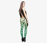 Guns Green 3D Full Printed Leggings Punk Women Legging Stretchy Trousers