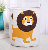 Nordic Style Canvas Storage Bag For Toys Clothes Kids Room Organizer Bag Pouch Canvas Storage Pouch Stand Bag For Kids 40x50CM