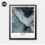 Seascape Canvas Art Print Painting Poster, Canvas Wall Pictures For Home Decoration, Sea Water Waves Wall Decor WT0030