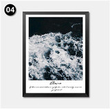 Seascape Canvas Art Print Painting Poster, Canvas Wall Pictures For Home Decoration, Sea Water Waves Wall Decor WT0030