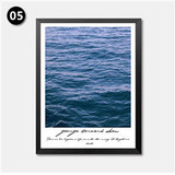 Seascape Canvas Art Print Painting Poster, Canvas Wall Pictures For Home Decoration, Sea Water Waves Wall Decor WT0030