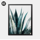 abstract cute plants canvas painting fashion watercolor plants picture wall art print poster painting HD2138