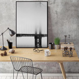 Bridge Landscape Nordic Abstract Wall Pictures Living Room Art Decoration Pictures Scandinavian Canvas Painting Prints No Frame