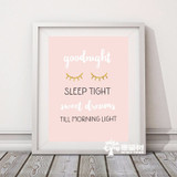 Eyelash Wall Art Canvas Painting Canvas Art Prints Wall Pictures Kids Room Pink Posters And Prints Nursery Poster Unframed Print