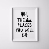 mountain  Posters wall art canvas home decor wall painting Art Print Wall Pictures Home Decoration poster Frame not include v178