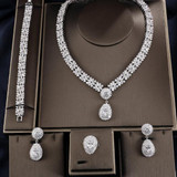 Dubai Luxury Jewelry Set Necklace Earring Bracelet