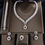 Dubai Luxury Jewelry Set Necklace Earring Bracelet