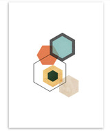 Geometric Multicolored Abstract Art Painting