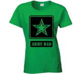 Happy Father's Day Army Dad T- - Irish Green T Shirt