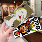 Art Face Phone Case For iPhone Funny Abstract Painting Cover