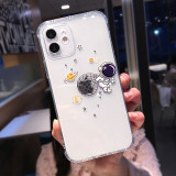 Cute iPhone Case Astronaut Phone Case Soft Corner Bumper Cover