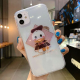Mickey Minnie Phone Case Cute Cartoon Transparent Phone case for iPhone 12 max