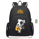 Animal Crossing Canvas USB Charging Backpack