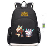 Animal Crossing Canvas USB Charging Backpack