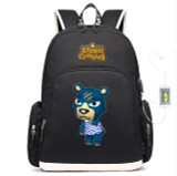 Animal Crossing Canvas USB Charging Backpack