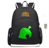 Animal Crossing Canvas USB Charging Backpack