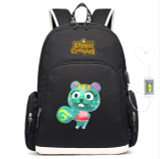 Animal Crossing Canvas USB Charging Backpack