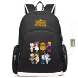 Animal Crossing Canvas USB Charging Backpack