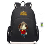 Animal Crossing Canvas USB Charging Backpack