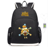 Animal Crossing Canvas USB Charging Backpack