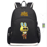 Animal Crossing Canvas USB Charging Backpack