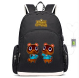 Animal Crossing Canvas USB Charging Backpack