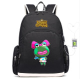 Animal Crossing Canvas USB Charging Backpack