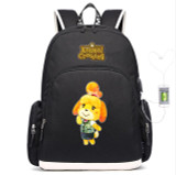 Animal Crossing Canvas USB Charging Backpack