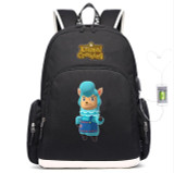 Animal Crossing Canvas USB Charging Backpack