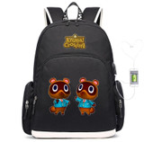 Animal Crossing Canvas USB Charging Backpack