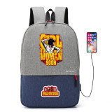Pulp Fiction bad mother fuker Jules printing canvas Backpack