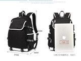 X MAN The New Mutants canvas School USB charge shoulder Backpack