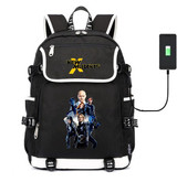 X MAN The New Mutants canvas School USB charge shoulder Backpack