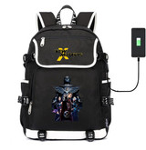 X MAN The New Mutants canvas School USB charge shoulder Backpack