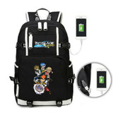 Kid's Beyblade burst evolution team USB charge Travel Backpack